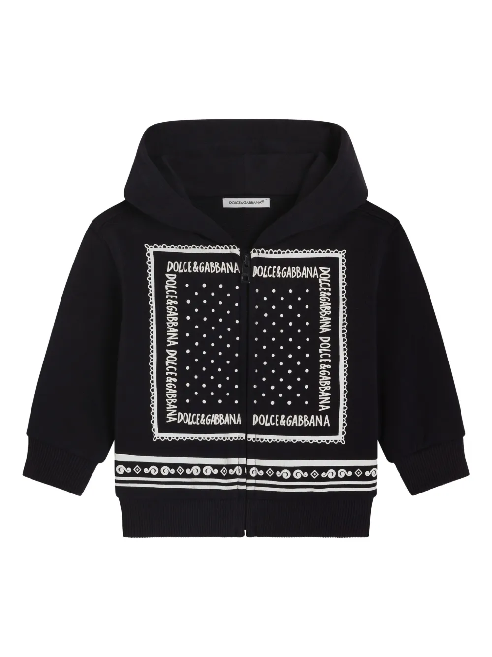 

Худи на молнии Dolce & Gabbana Kids, синий