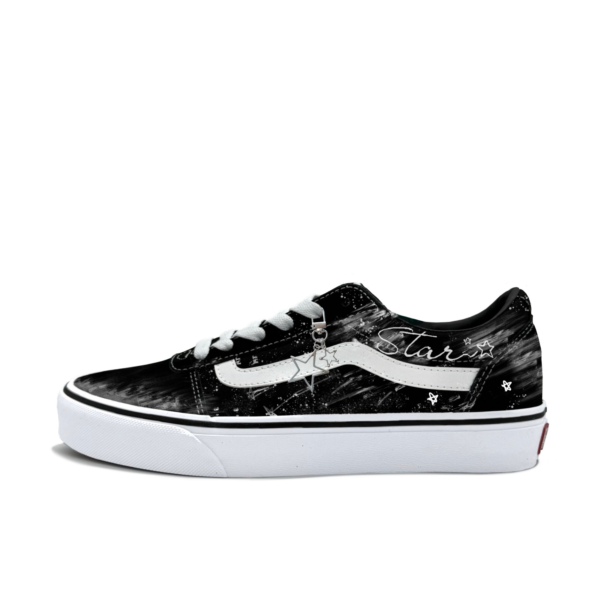 

Vans Износостойкие низкие кроссовки Ward для скейтбординга, мужские, черно-белые