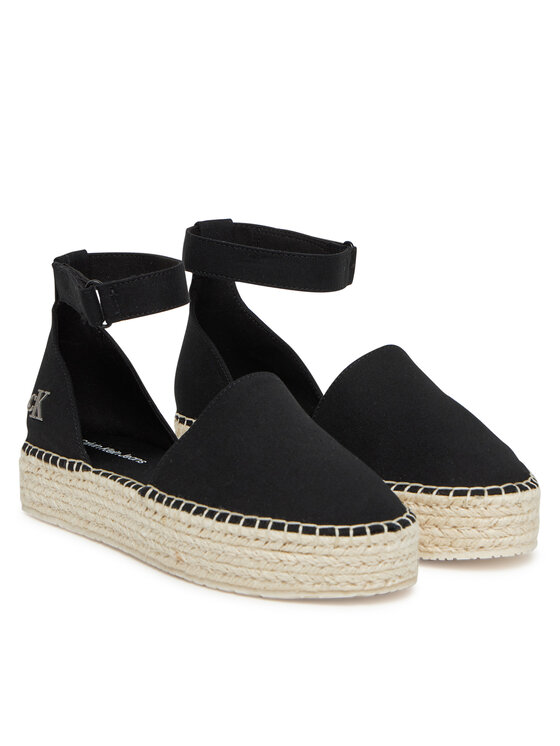 Эспадрильи Flatform Espadrille Sling Mg YW0YW01735 Calvin Klein Jeans, черный — фото 2