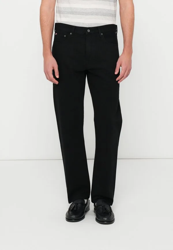 Выстиранные джинсы прямого кроя, джинсы прямого кроя Tommy Hilfiger, Black