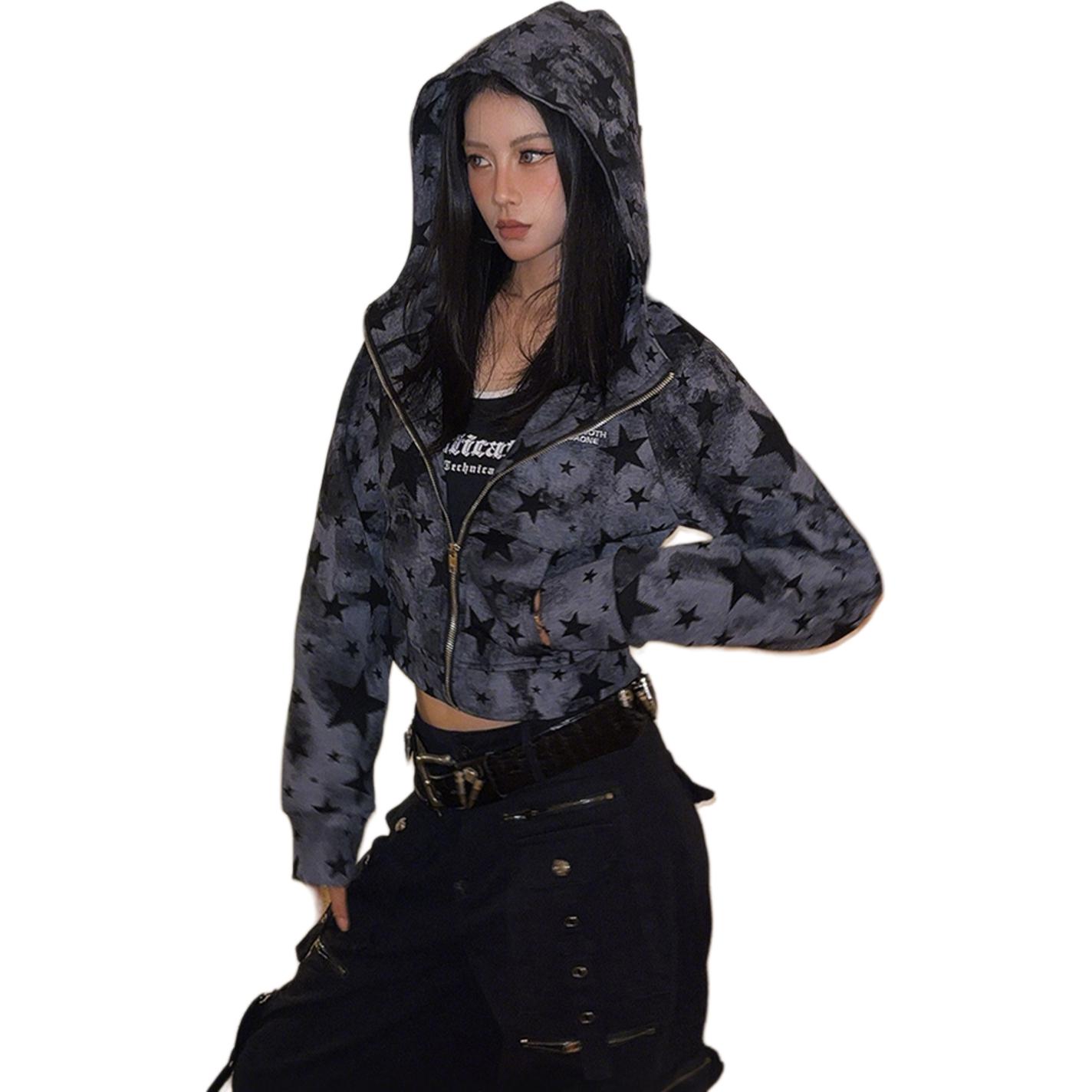 

NEVER RULE Толстовка Women's Dark Gray с капюшоном, кардиган