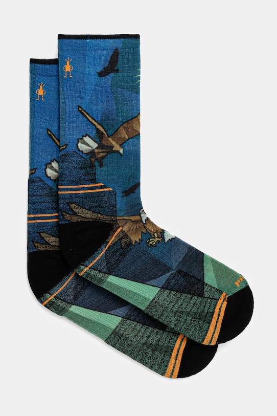 

Носки Hike с принтом орла Smartwool, синий