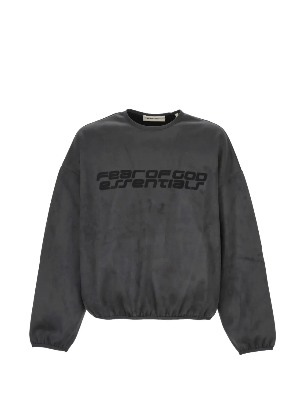 

Свитшот с логотипом Fear Of God Essentials, серый