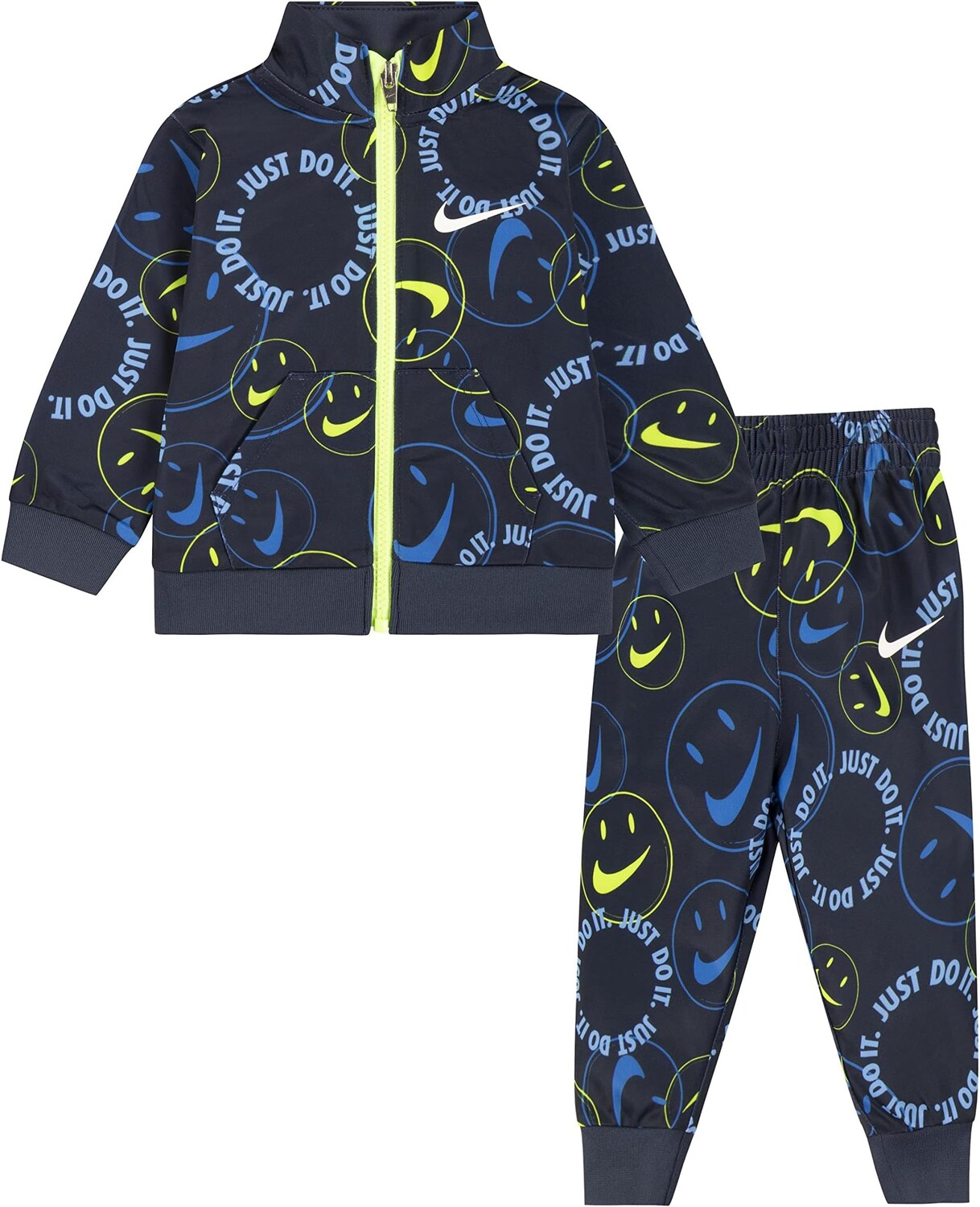 

Детский набор Nike All Over Print Tricot Set, цвет Midnight Navy