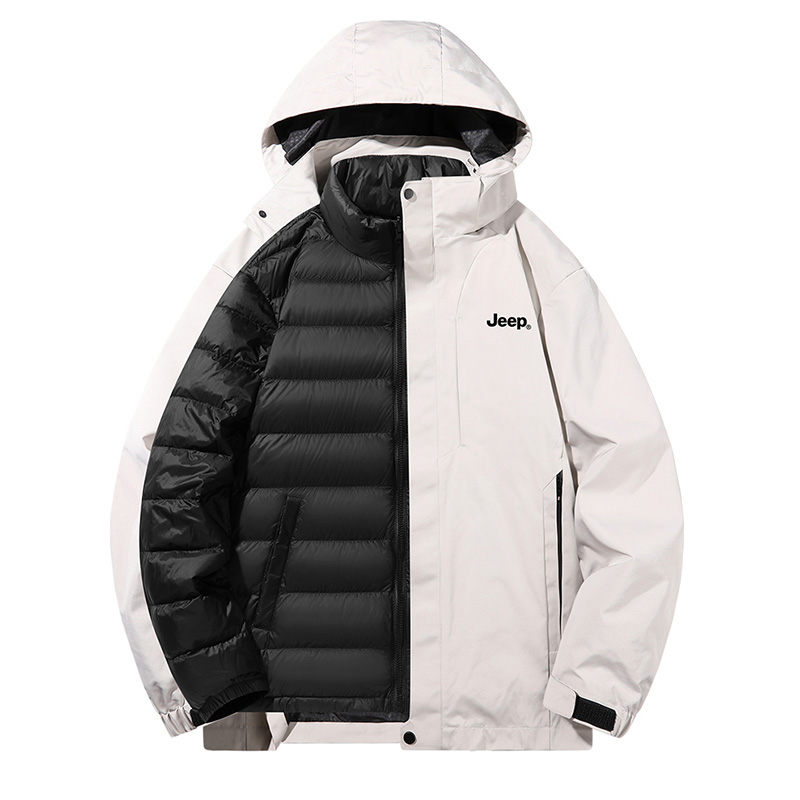 

Jeep Унисекс пуховик, Ivory White 224