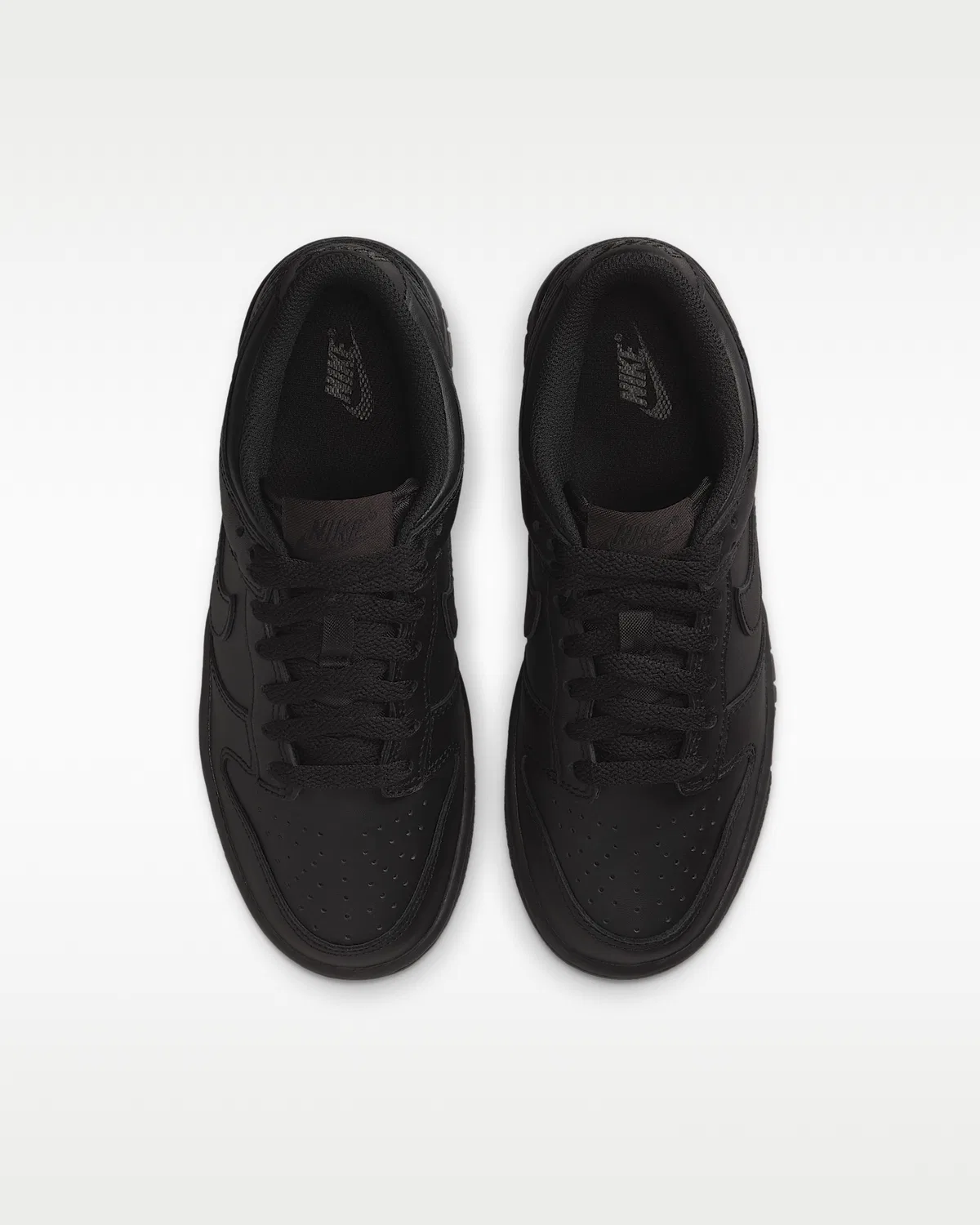 Кроссовки Nike Dunk Low для детей, Black/Black/Black — фото 4