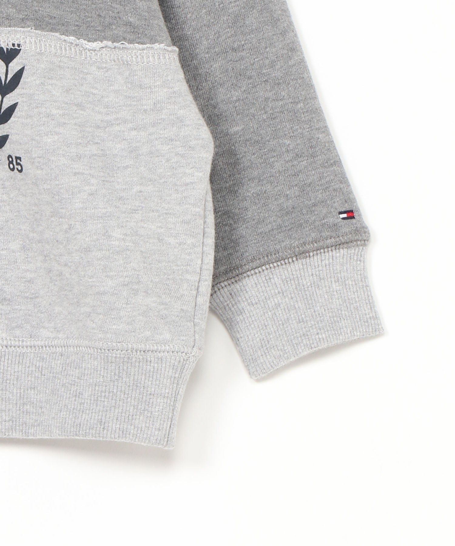 (K) Толстовка с монотипным принтом TOMMY HILFIGER BOYS, Gray — фото 4