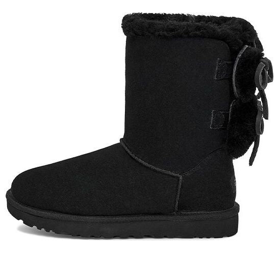 

Зимние ботинки классические с двойным бантом короткие Ugg, черный