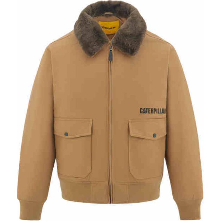 

CAT Пуховик мужской светло-бежевый, Light Khaki