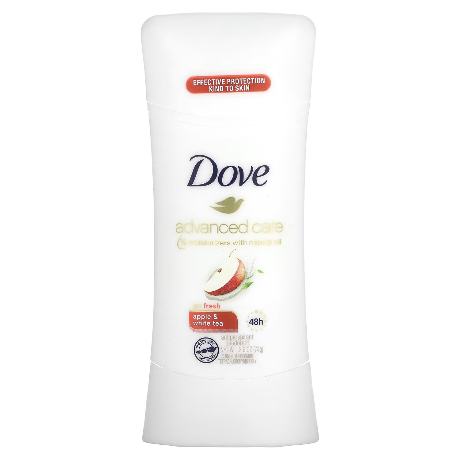 

Дезодорант-антиперспирант Dove Advanced Care Go Fresh, яблоко и белый чай, 74 гр.