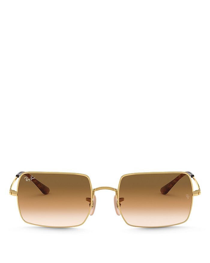 

Квадратные солнцезащитные очки Ray-Ban, 54 мм, золотой