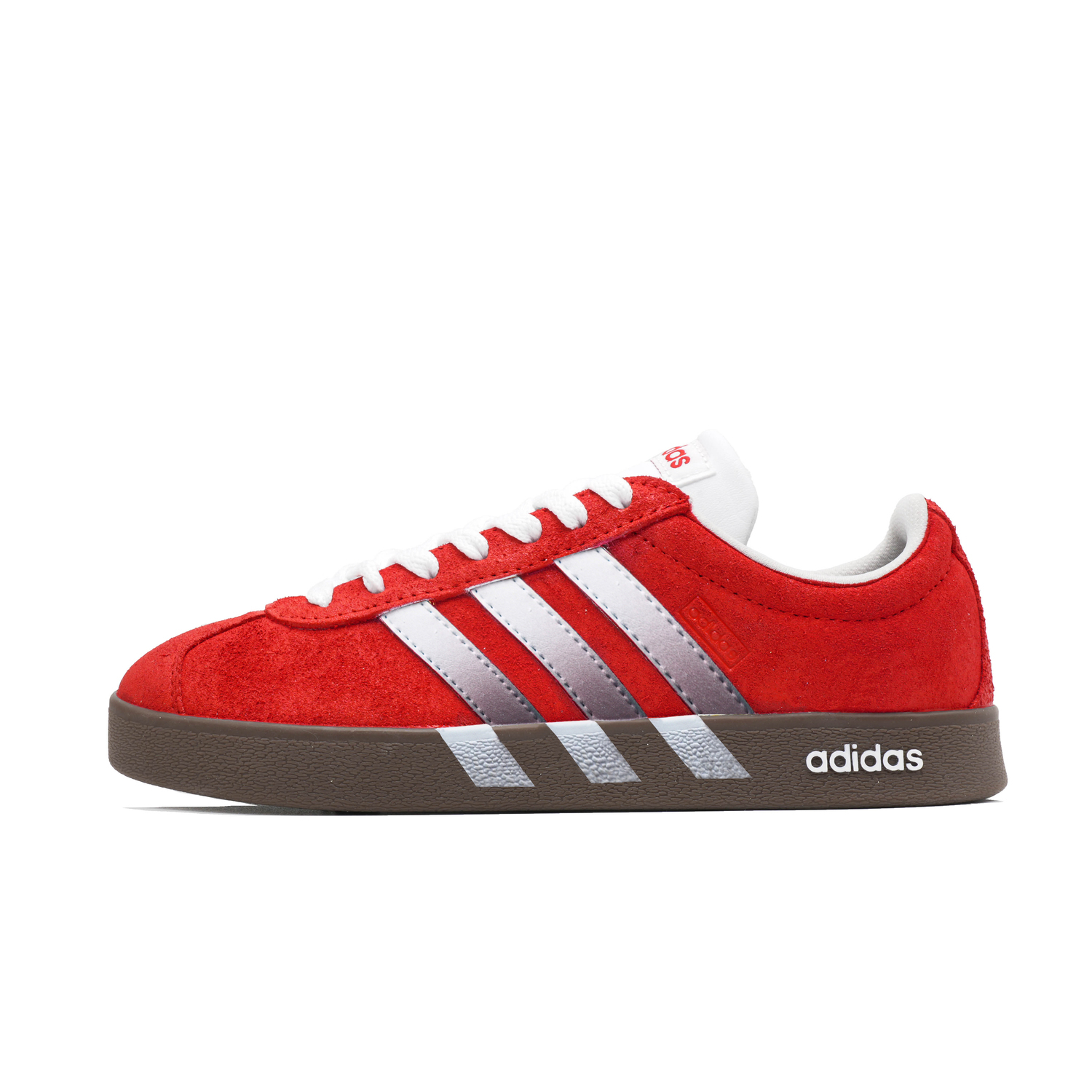 

Adidas ВЛ Корт 2.0 Крутые красные противоскользящие лоу-топы для скейтбординга унисекс красные, цвет Red