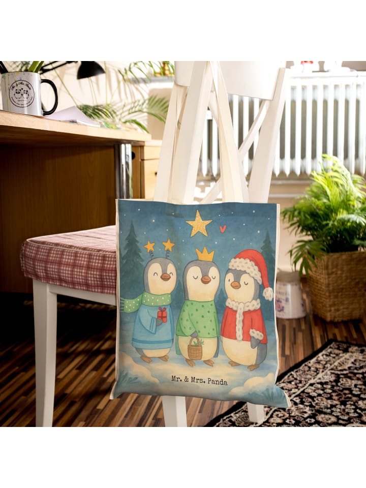 

Mr. & Mrs. Panda Сумка через плечо, зимняя, с рисунком «Три короля» белого цвета