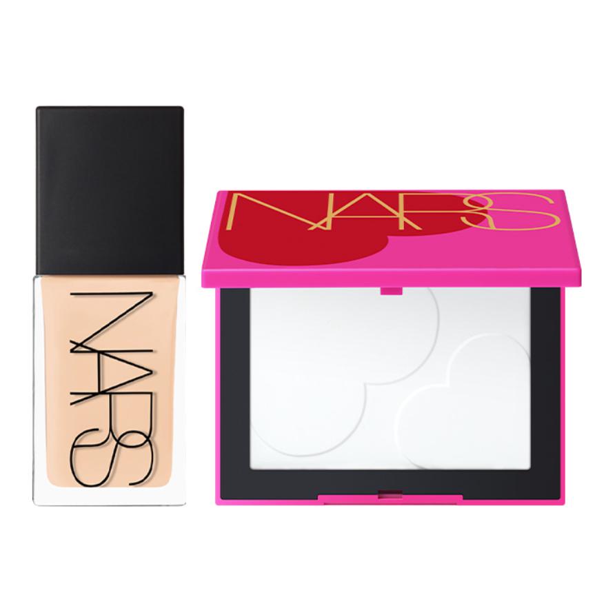 NARS Ограниченная серия Big White Cake тональная основа, набор для макияжа, фиксирующая, выравнивающая тон кожи, натуральная, 30 мл + 8,5 г — фото 2