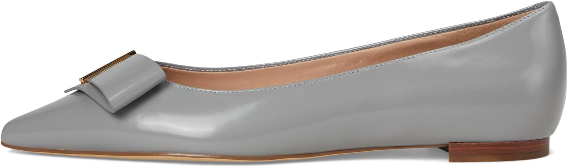 Балетки Cole Haan Felicia Bow Ballet Flats, цвет Frost Gray Box Leather — фото 4