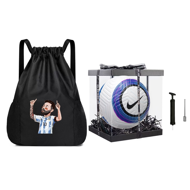 

Футбольный мяч premier league academy размер 5 резиновый машинной строчки унисекс blue white Nike, черный Print Backpack+Soccer+Pump+Inflation Needle+черный Box