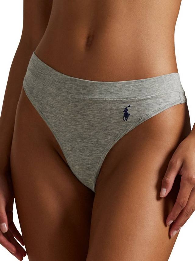 Хлопковое белье Polo Club Ralph Lauren, Pack of 3, White/Grey/Navy — фото 4