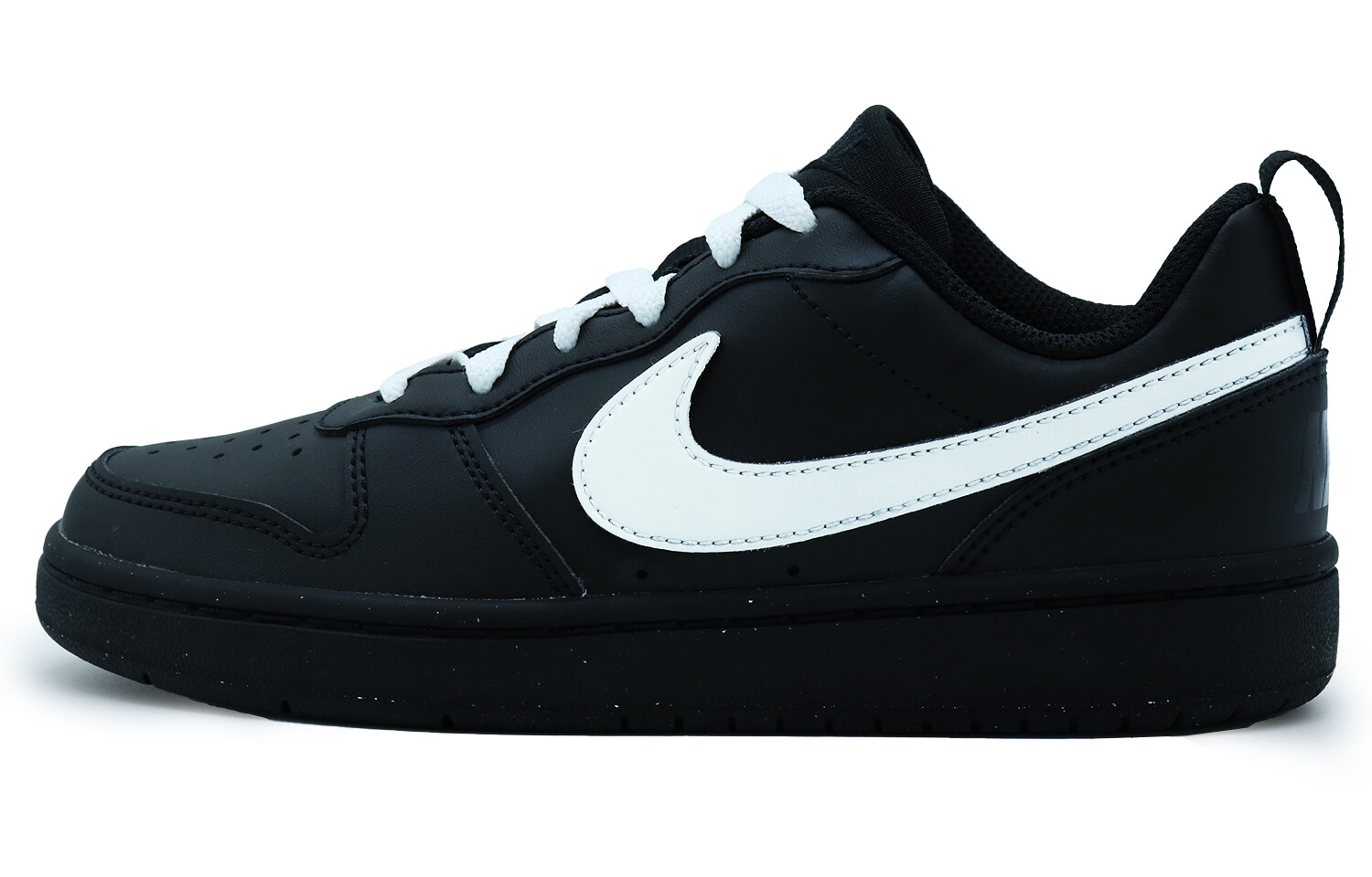 

Кроссовки Nike Court Borough Skateboard Shoes Women's Low-Top Black White, Черный, Кроссовки Nike Court Borough Skateboard Shoes Women's Low-Top Black White