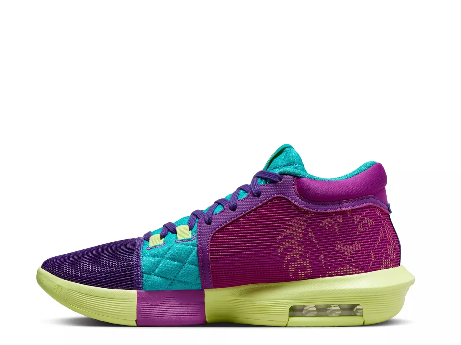 Баскетбольные кроссовки LeBron Witness 8 - мужские Nike, Turquoise/Aqua — фото 2