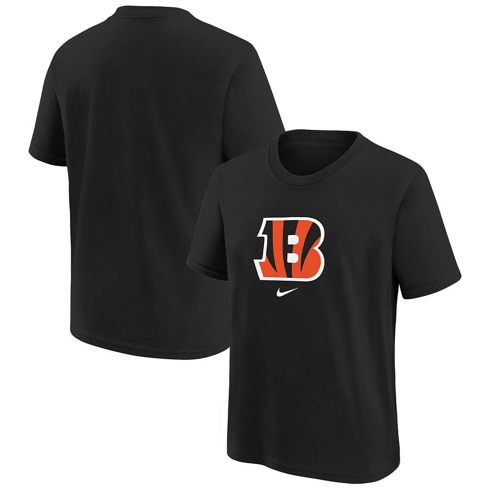 Черная футболка Nike Cincinnati Bengals Team для дошкольников с надписью, цвет Bng Black — фото 2