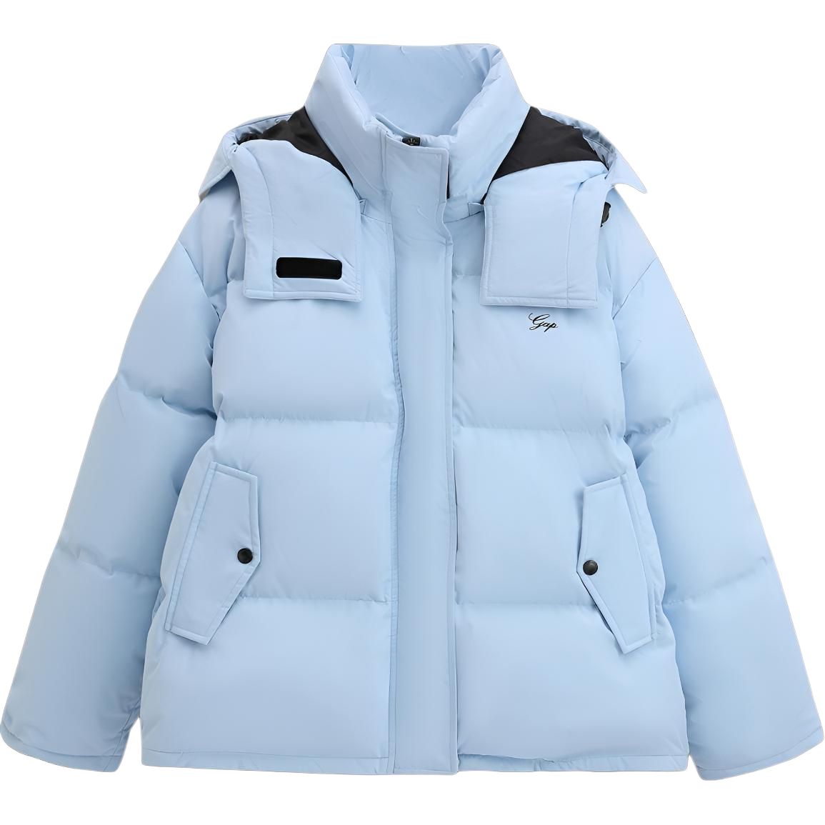 

Пуховики и пальто женские GAP, светло-голубой