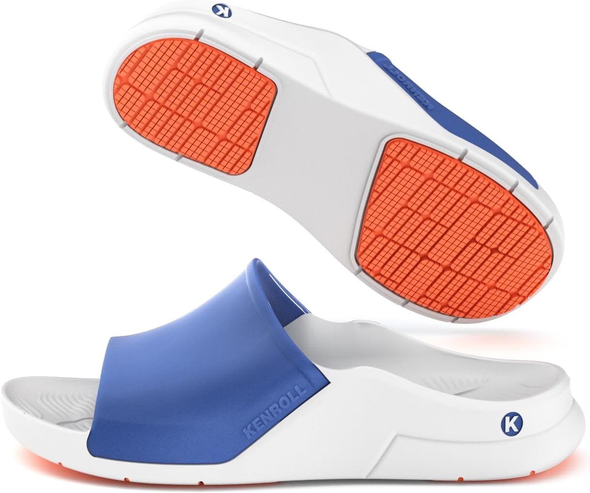

KENROLL тапочки, нескользящие шлепанцы для путешествий для женщин и мужчин, легкие шлепанцы для улицы и дома, синий