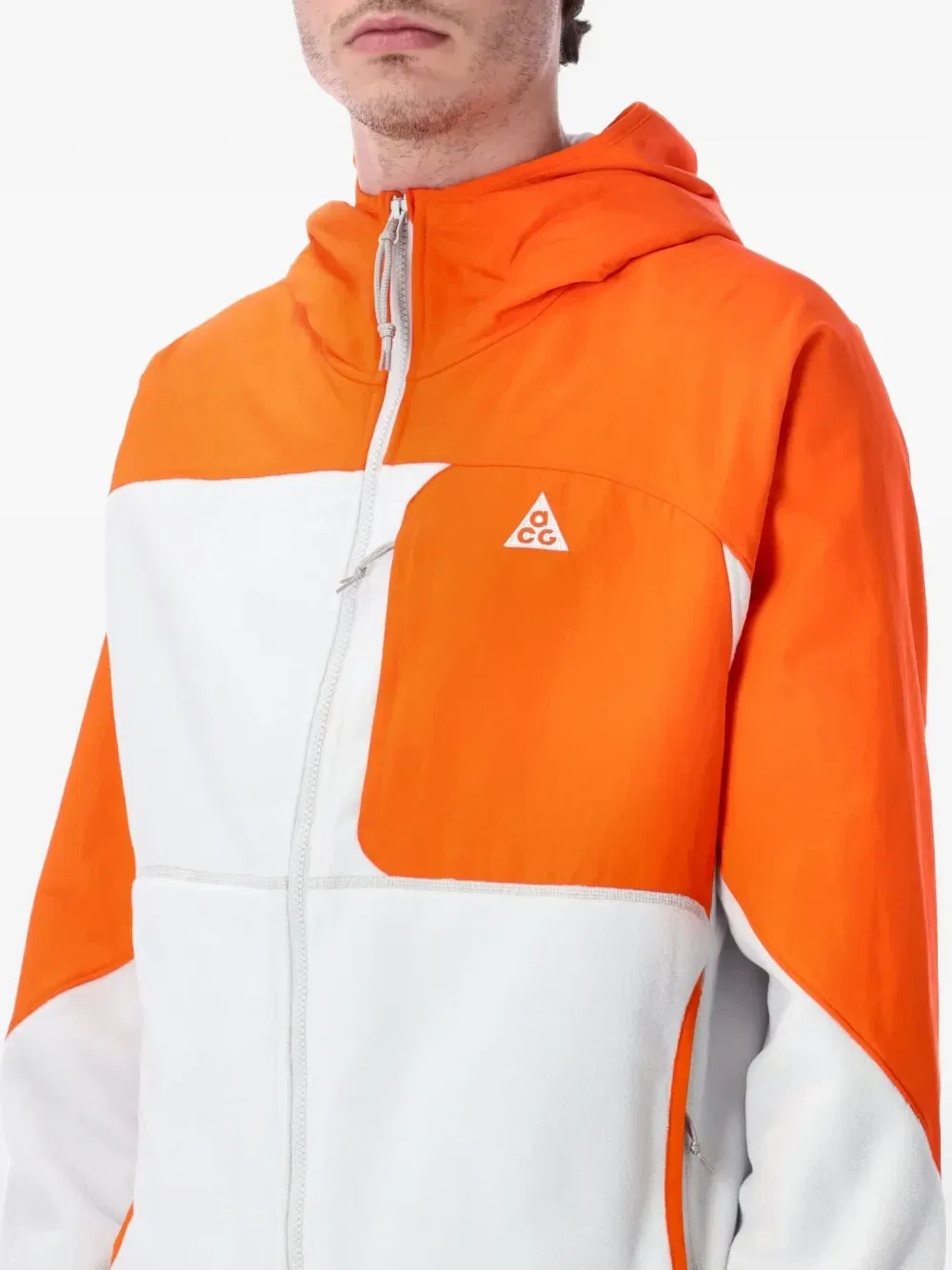 Худи Wolf Tree на молнии Nike, белый — фото 3