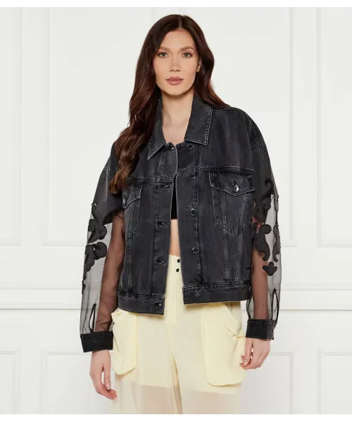 

Джинсовая куртка Loose fit Pinko, черный