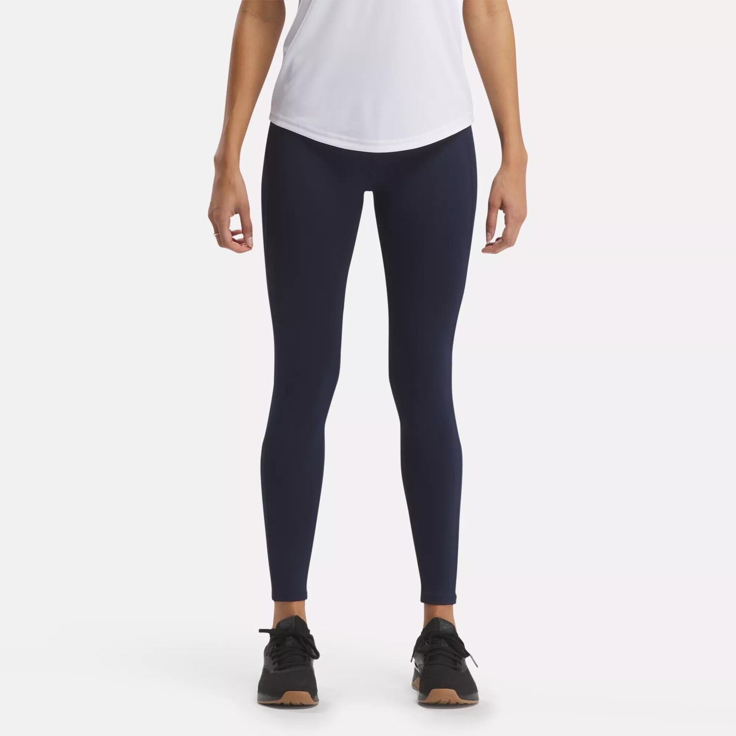 

Леггинсы с большим логотипом ID Train Reebok, цвет Vector Navy