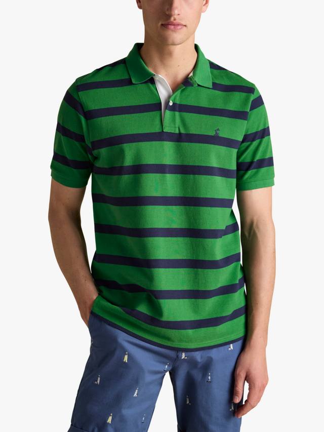 

Поло из хлопка в полоску Joules, Green/Multi