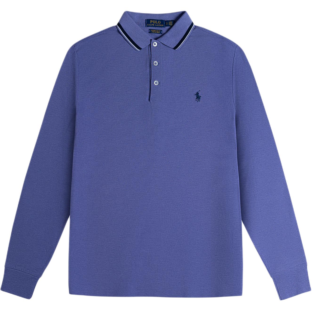 

Polo Ralph Lauren Мужская фиолетовая поло SS24, Фиолетовый, Polo Ralph Lauren Мужская фиолетовая поло SS24