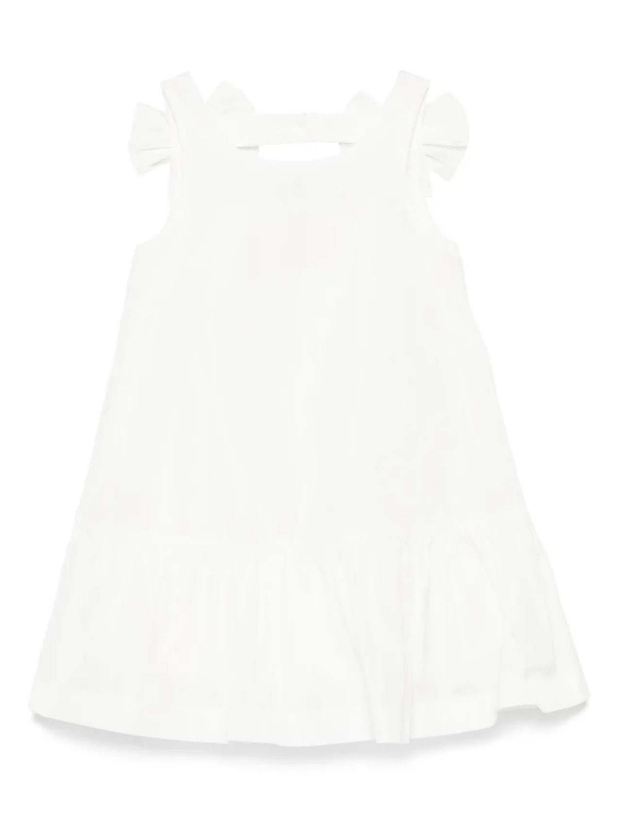 

Simonetta платье с бантом, белый