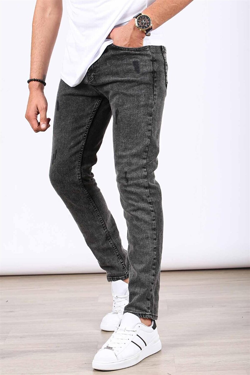 

Черные мужские джинсы Skinny Fit 5680 MADMEXT