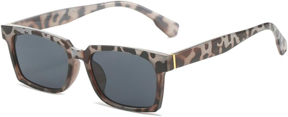 

Женские квадратные солнцезащитные очки 2027 года, модные винтажные черные солнцезащитные очки, женские прямоугольные зеркальные очки в стиле ретро MTZJH, Tortoiseshell