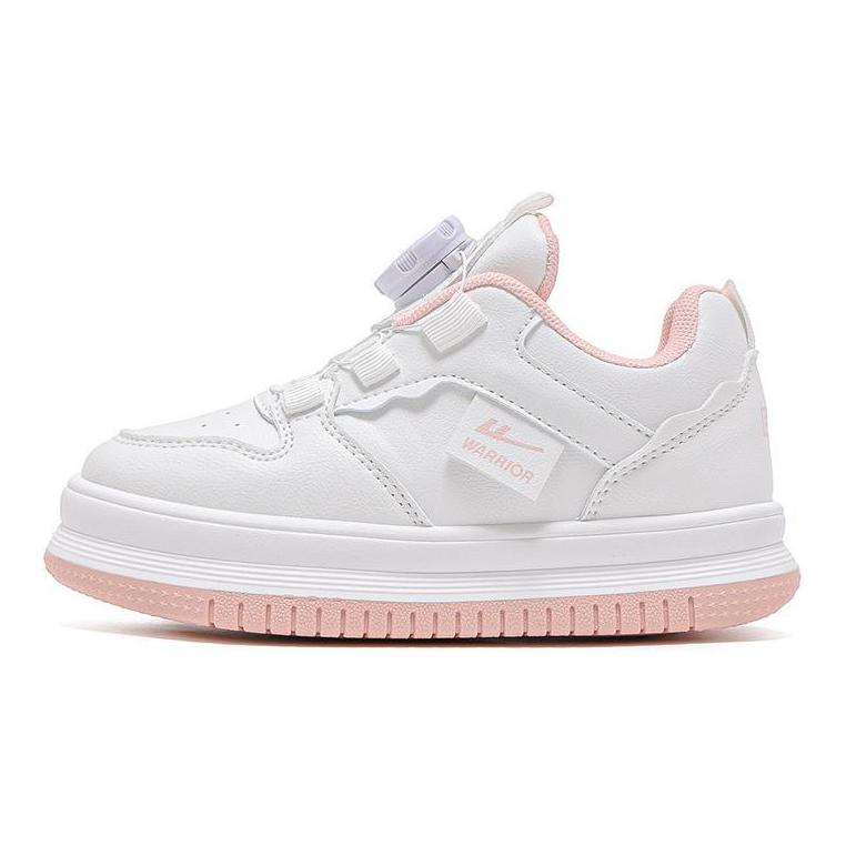 

Warrior Low-Top Детские Скейтбординг Кроссовки, Белый/Черный