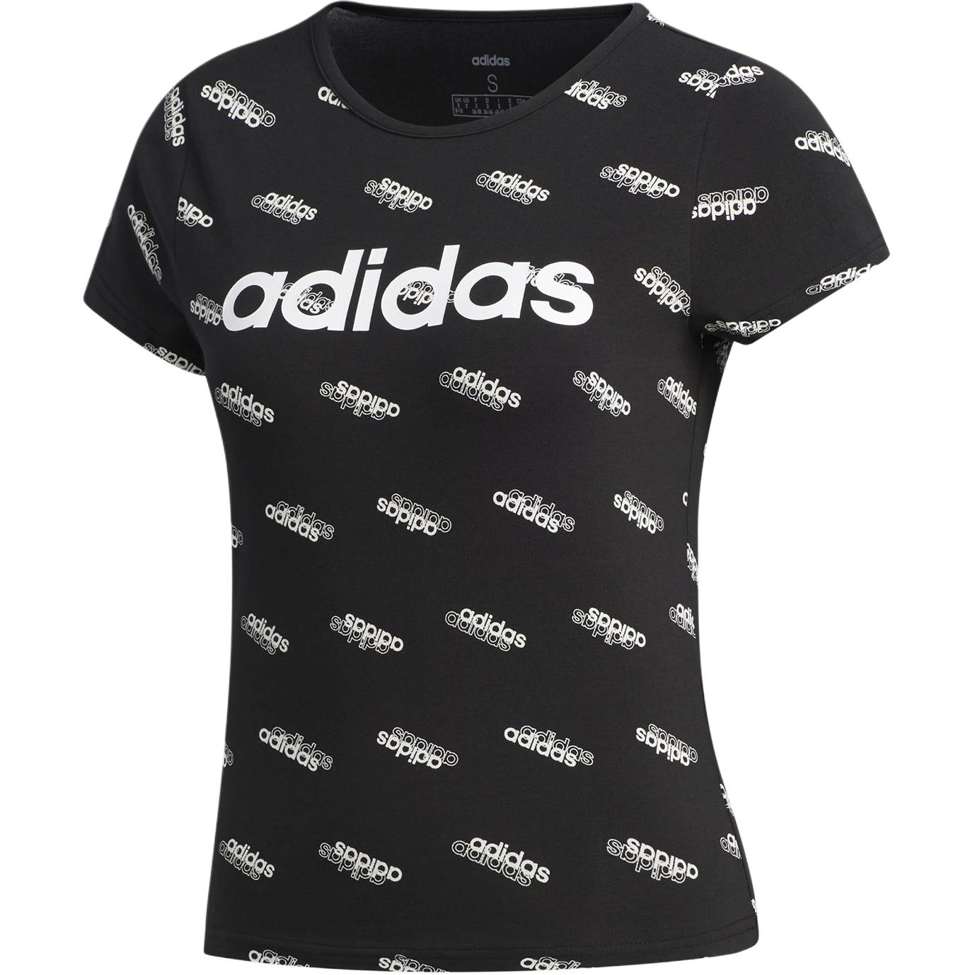 

Футболка женская черная Adidas