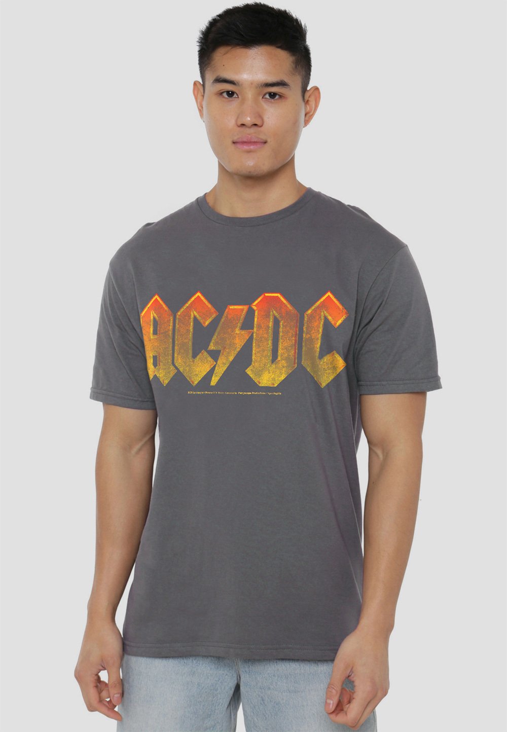 

Футболка с принтом AC DC GRADIENT LOGO Cotton Soul, антрацит