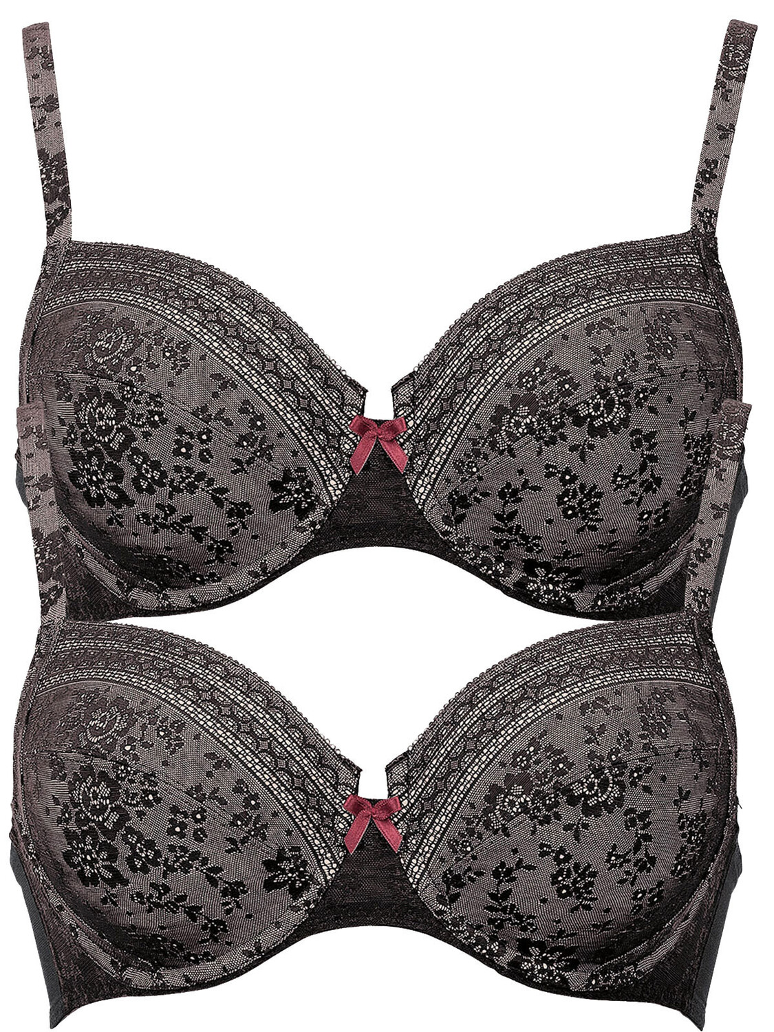 

Бюстгальтер с косточками Anita 2er Pack Bügel BH Fleur, черный