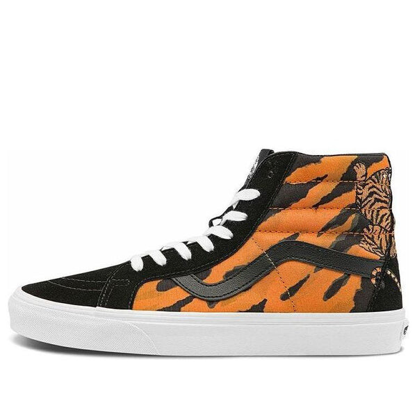 

Кроссовки sk8-hi reissue high-top sneakers black/orange Vans, черный