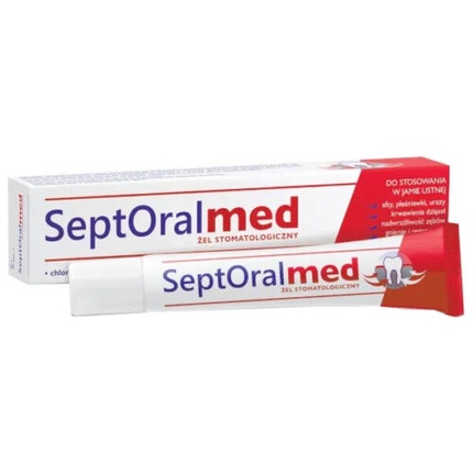 

Гель для зубов Septoral Med при афтозной чувствительности зубов и регенерации десен Avec