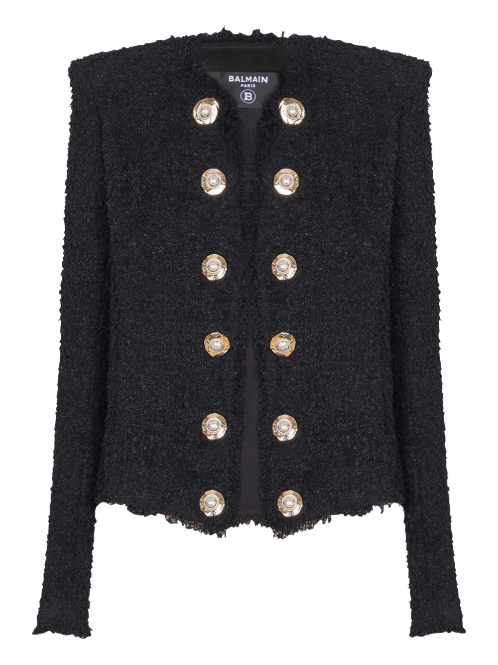

Твидовая куртка BALMAIN, черный