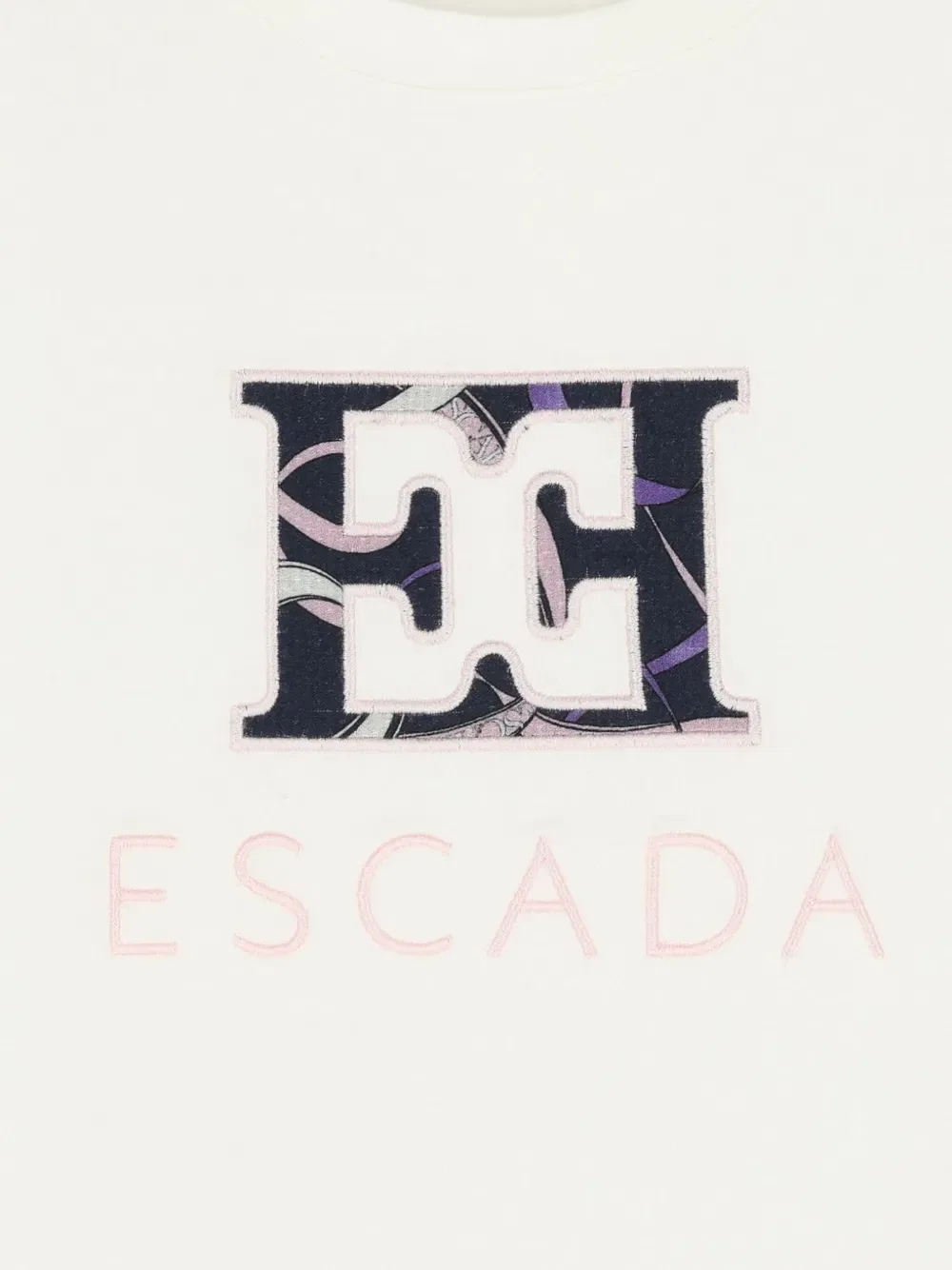 Вышитый топ Escada Kids, белый — фото 3
