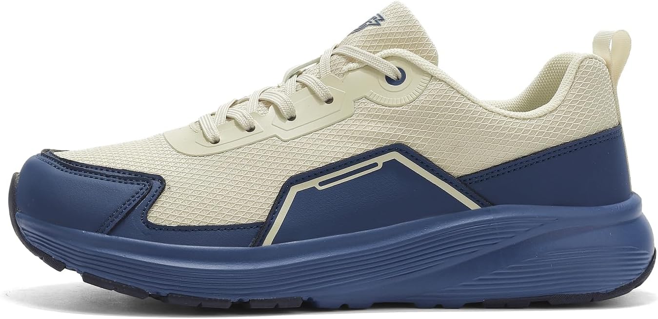 

Мужские модные кроссовки с широкой носовой частью, подходящие для ходьбы на улице, бега и кемпинга в любое время года, мужские шнурованные спортивные туфли с ортопедической поддержкой Lhyxu, Milan