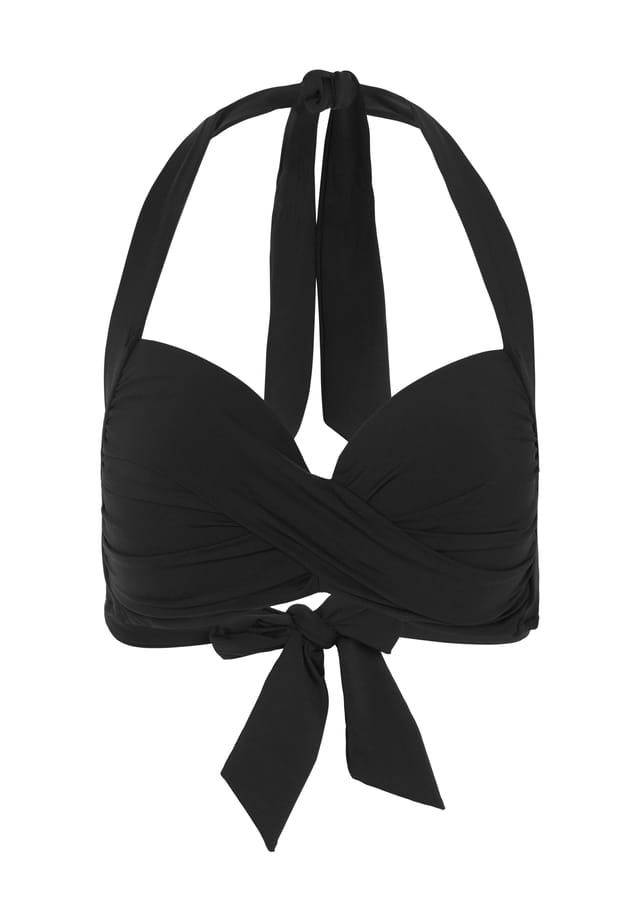 

Мягкий бикини "коллективный поворот" сборка на шее Seafolly, черный