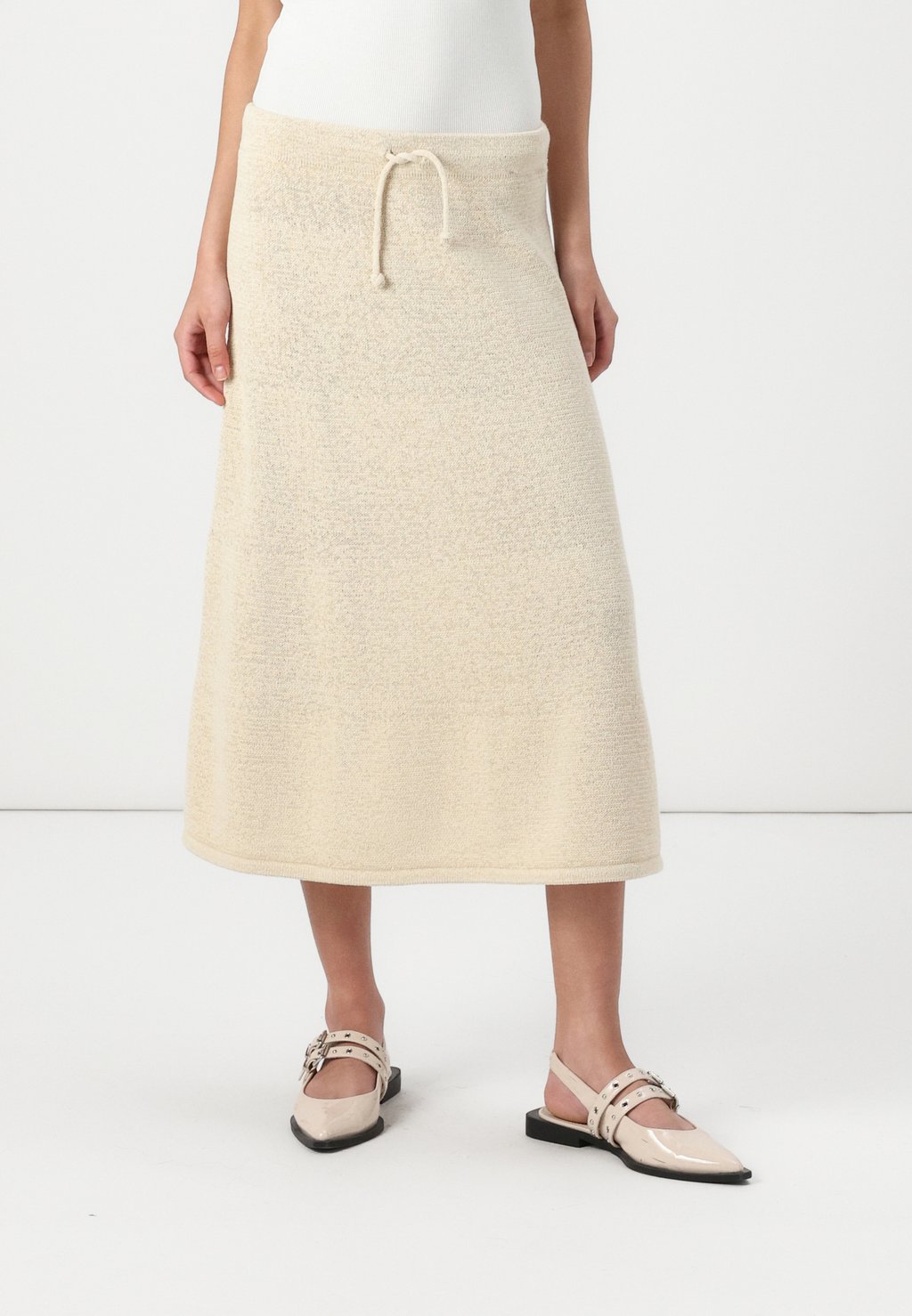 

Юбка А-силуэта SLFALMA SKIRT Selected Femme, кремовый
