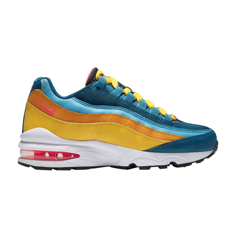 

Кроссовки Nike Air Max 95 GS 'Flash Crimson Lagoon', разноцветный