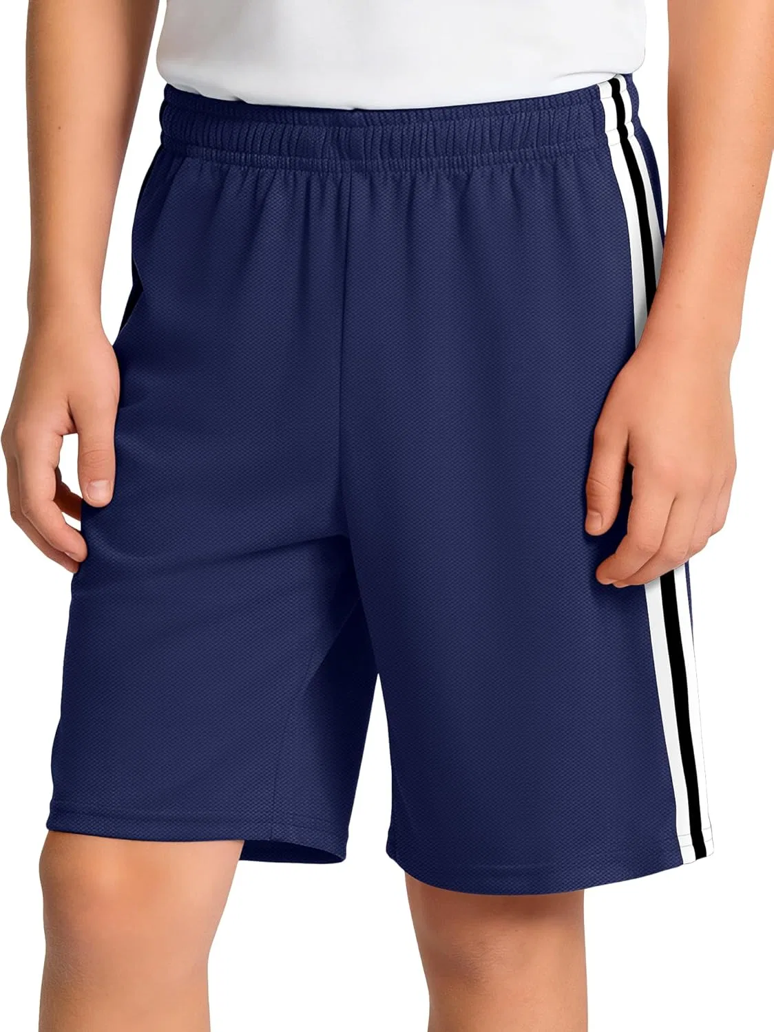 Шорты мальчиковые JOCMIC, баскетбольные, сетчатые, быстросохнущие, Navy Blue