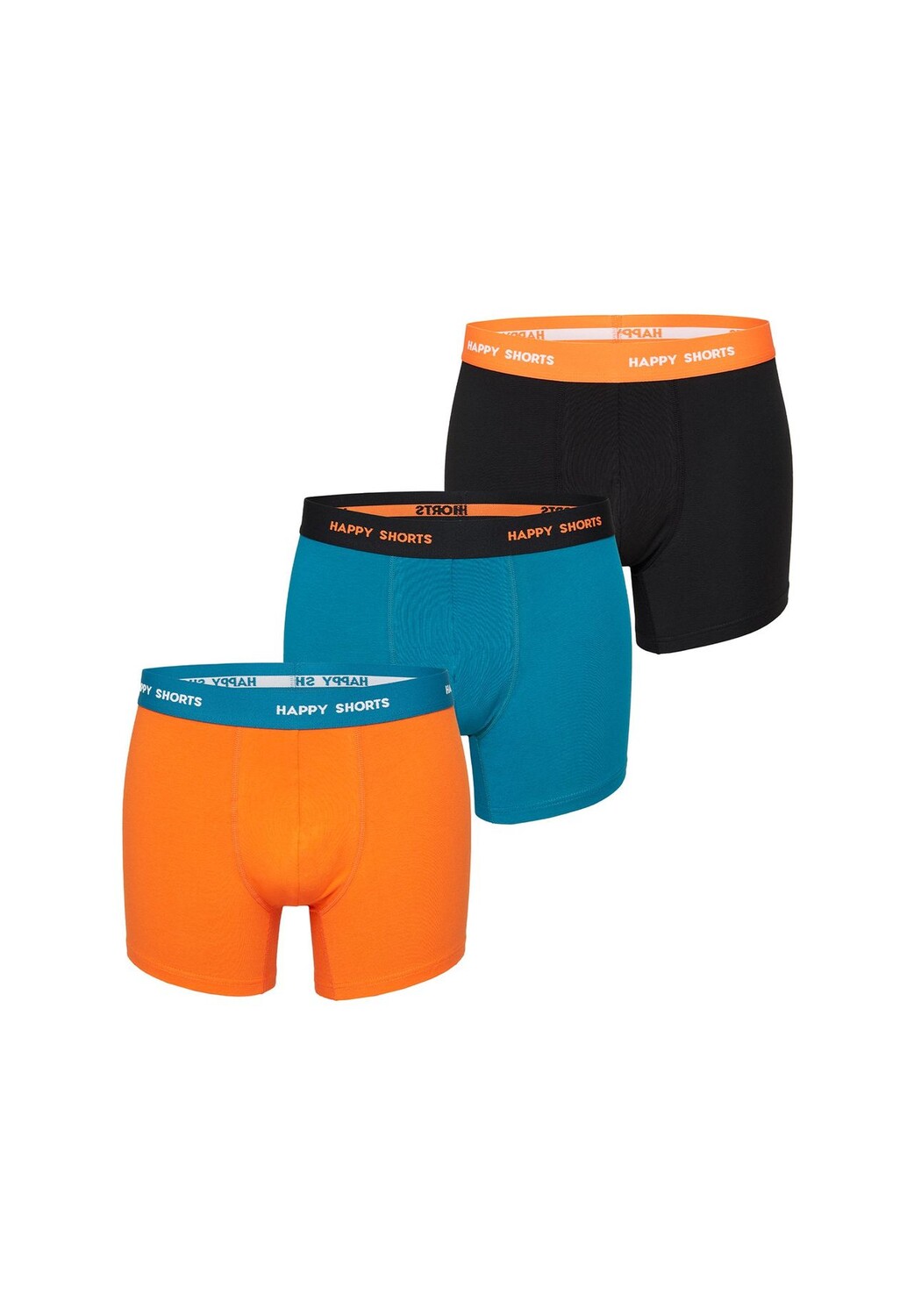 

Трикотажные трусы в стиле ретро HAPPY SHORTS, цвет Orange Black Turquise Herren