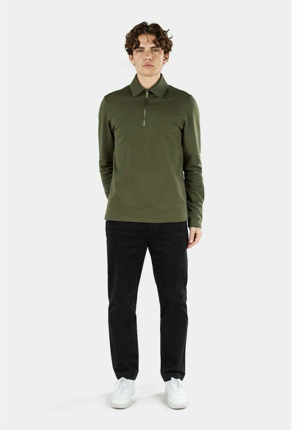 

Рубашка поло DEV HALF ZIP CISZERE, зеленый
