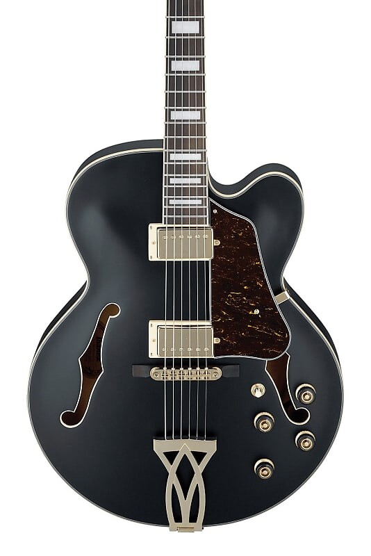 

Электрогитара Ibanez Artcore AF75G Hollow Body Electric Guitar - Black Flat